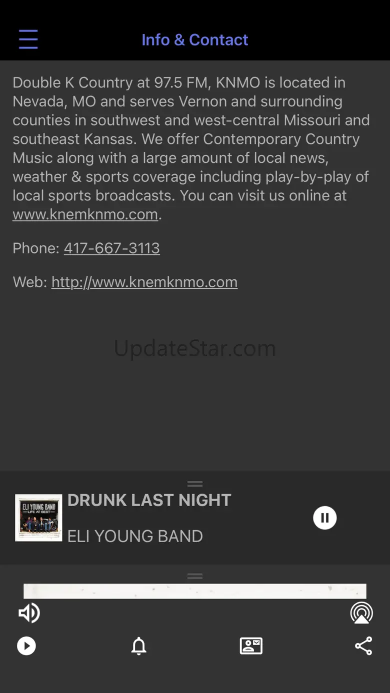 97.5 FM, KNMO Double K Country 11.0.62
