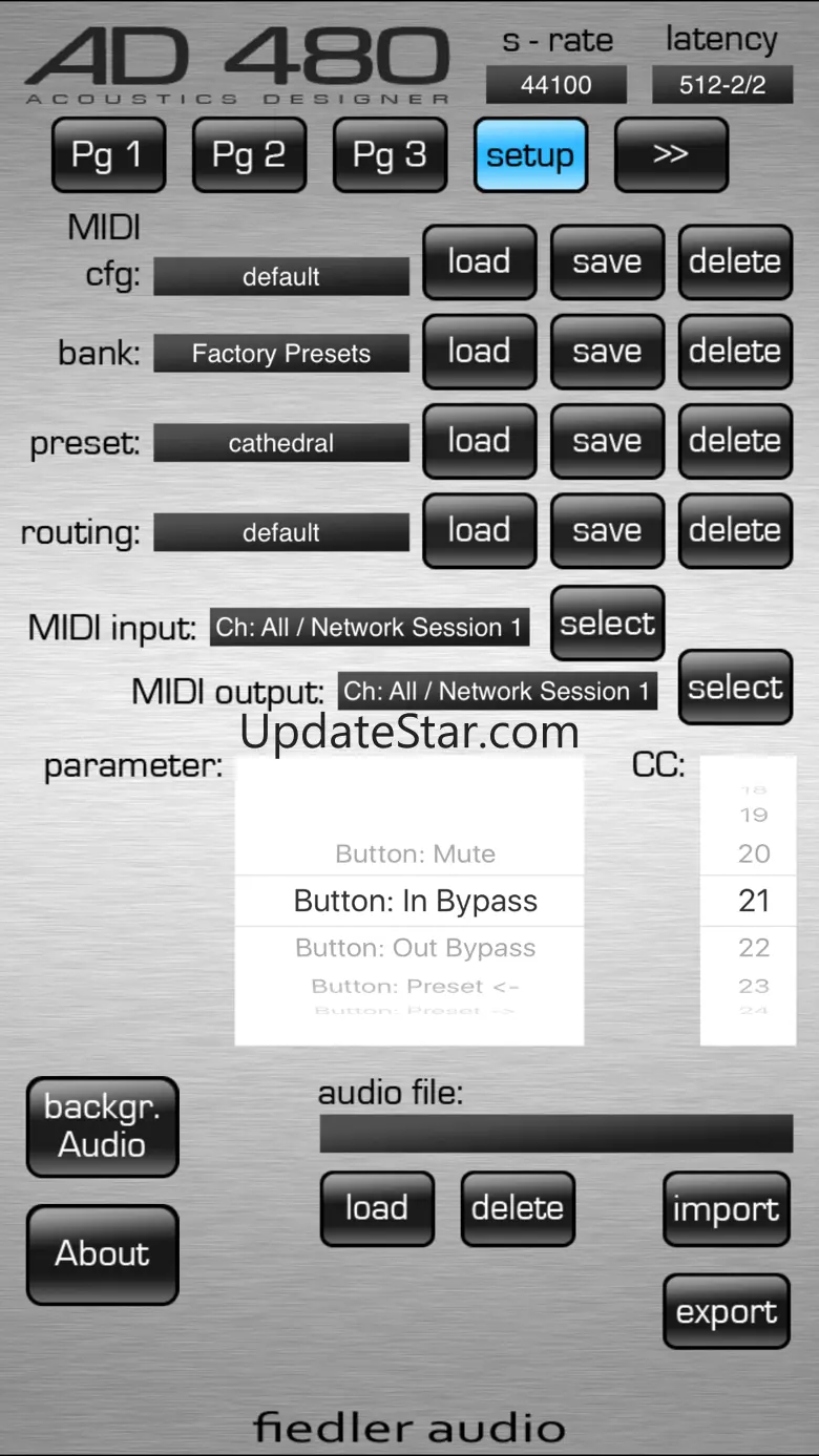 AD 480 pro - Studio Reverb 1.37