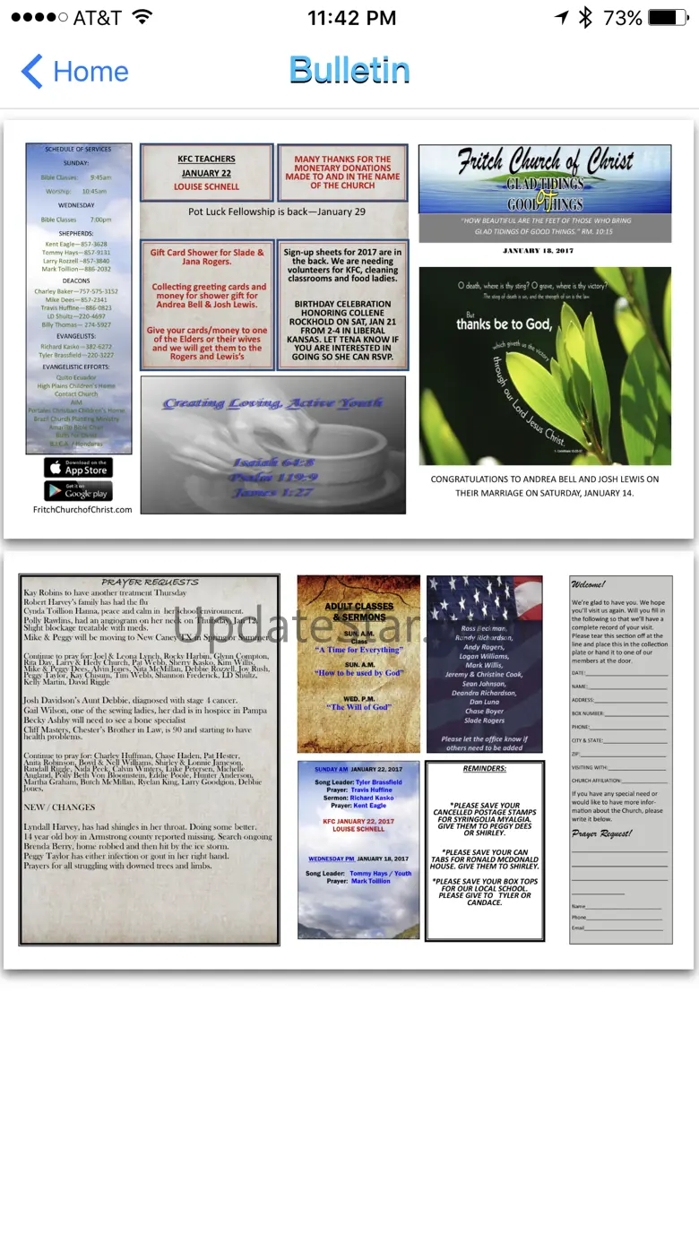 Fritch Church of Christ 7.3.1
