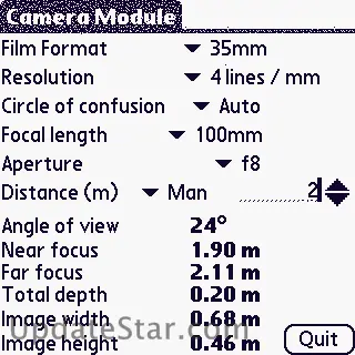 Camera Module for Palm 2.1.0