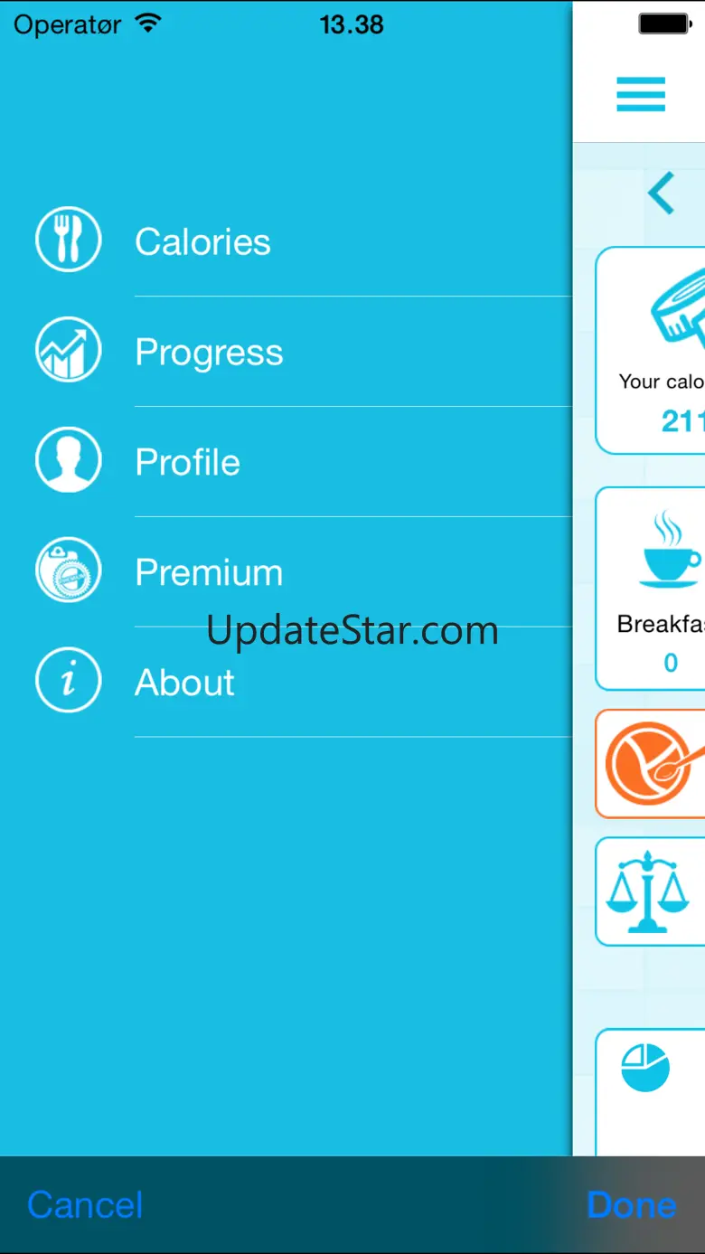 Calorie Counter and Weight Loss Watcher 1.2