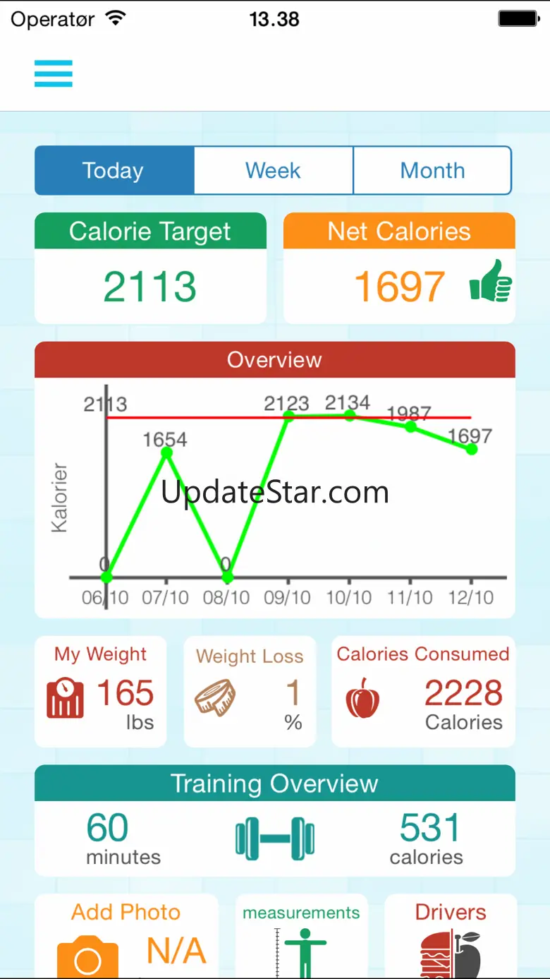 Calorie Counter and Weight Loss Watcher 1.2