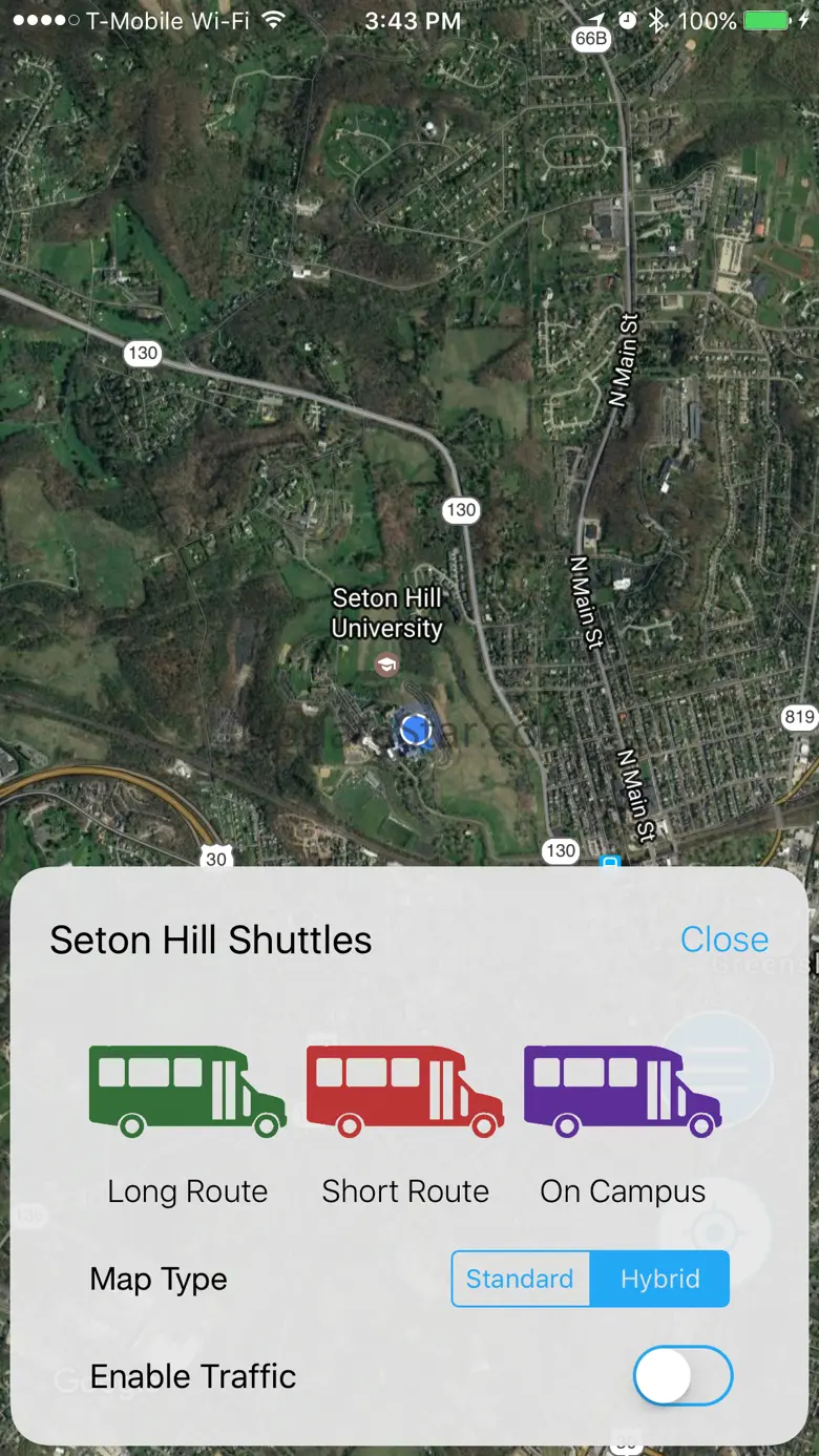 Seton Hill Shuttle Tracker 4.0