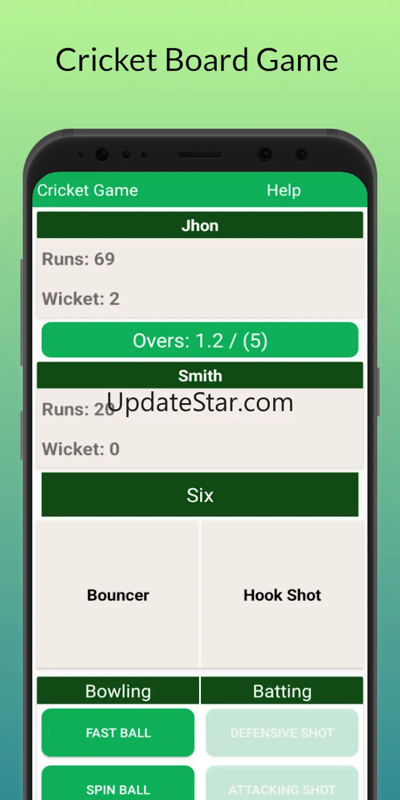 Cricket: Local match scorebook 58.0