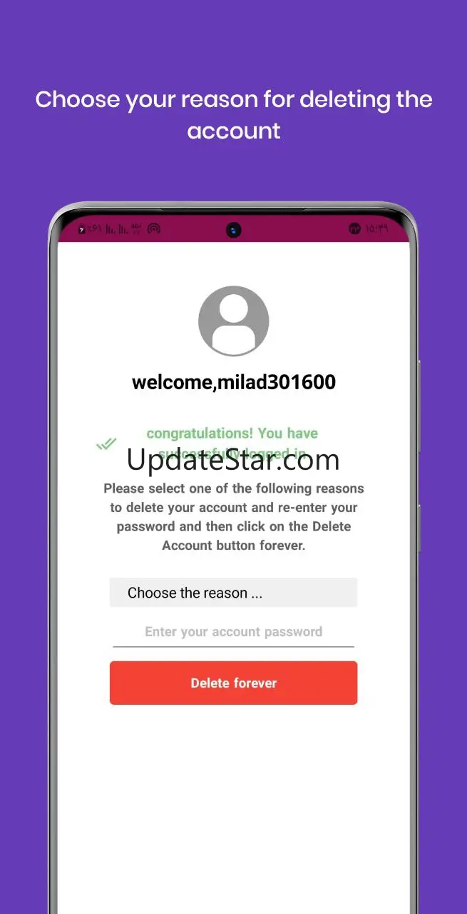 Delete account (for Insta) 2.3 - Play_store