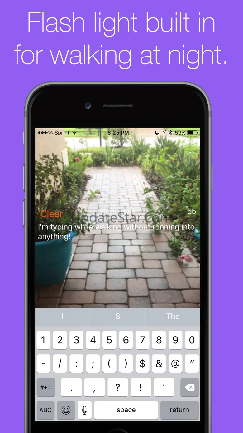 Walky Talky - Walk while you type and not run into anything! 1.2