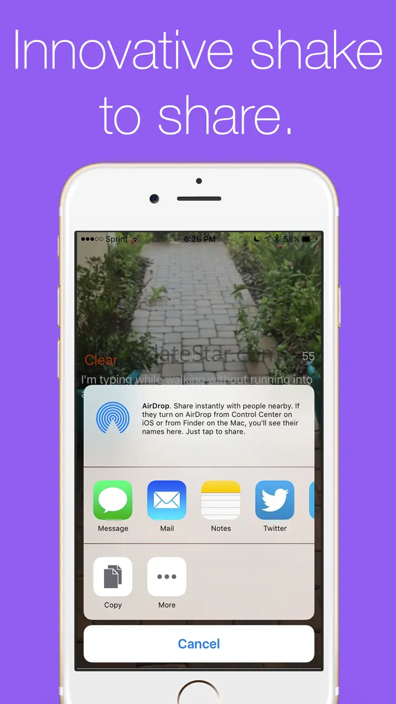 Walky Talky - Walk while you type and not run into anything! 1.2