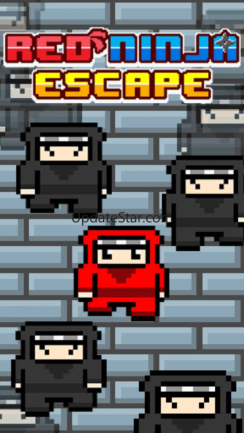 Red Ninja Escape - Go Run Away Challenge 8 bit Games 1.0.2