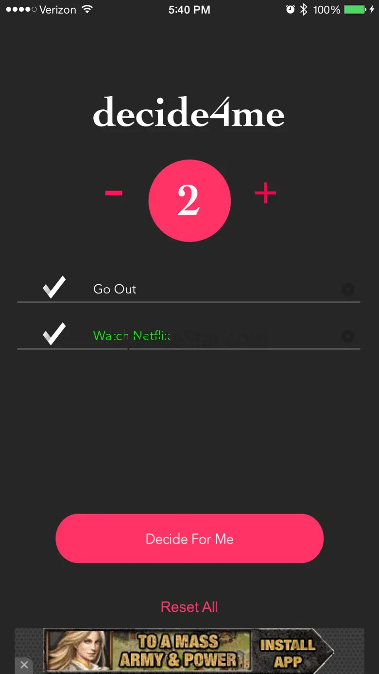 Just Decide4Me 1.5.4