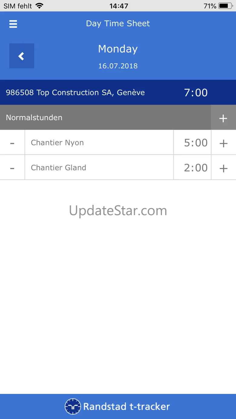 Randstad t-tracker 4.7.94