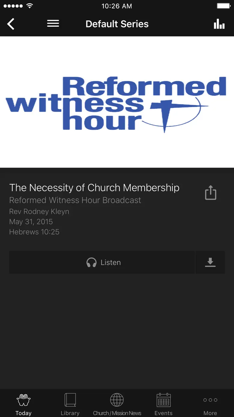 Protestant Reformed Churches 4.9.3