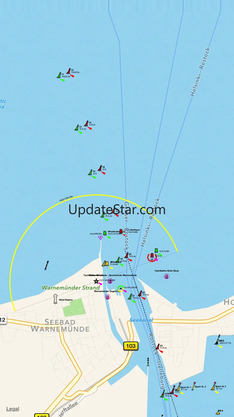 Open Sea OpenSeaMap Browser 1.1