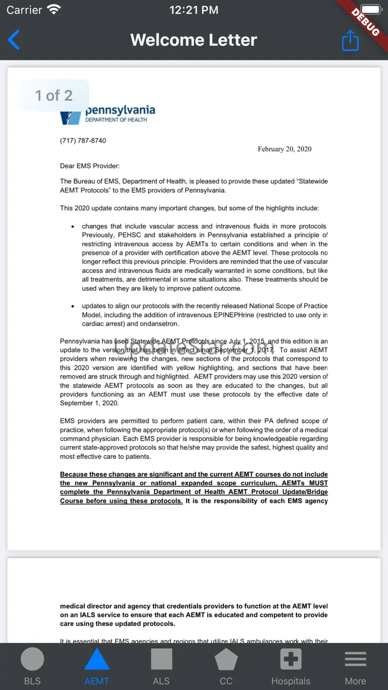 PA EMS Protocols 23.5.0