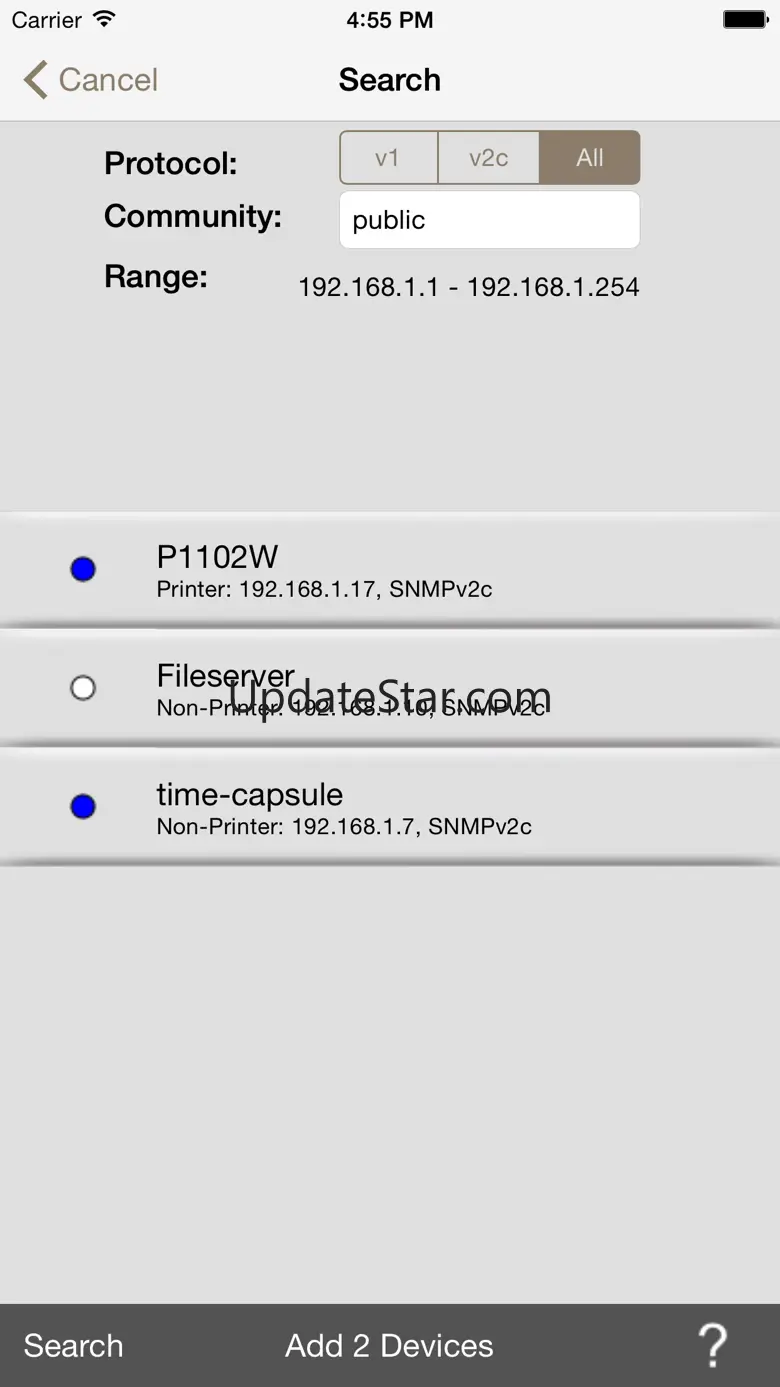 PrinterMonitor - SNMP client for network printers 1.1