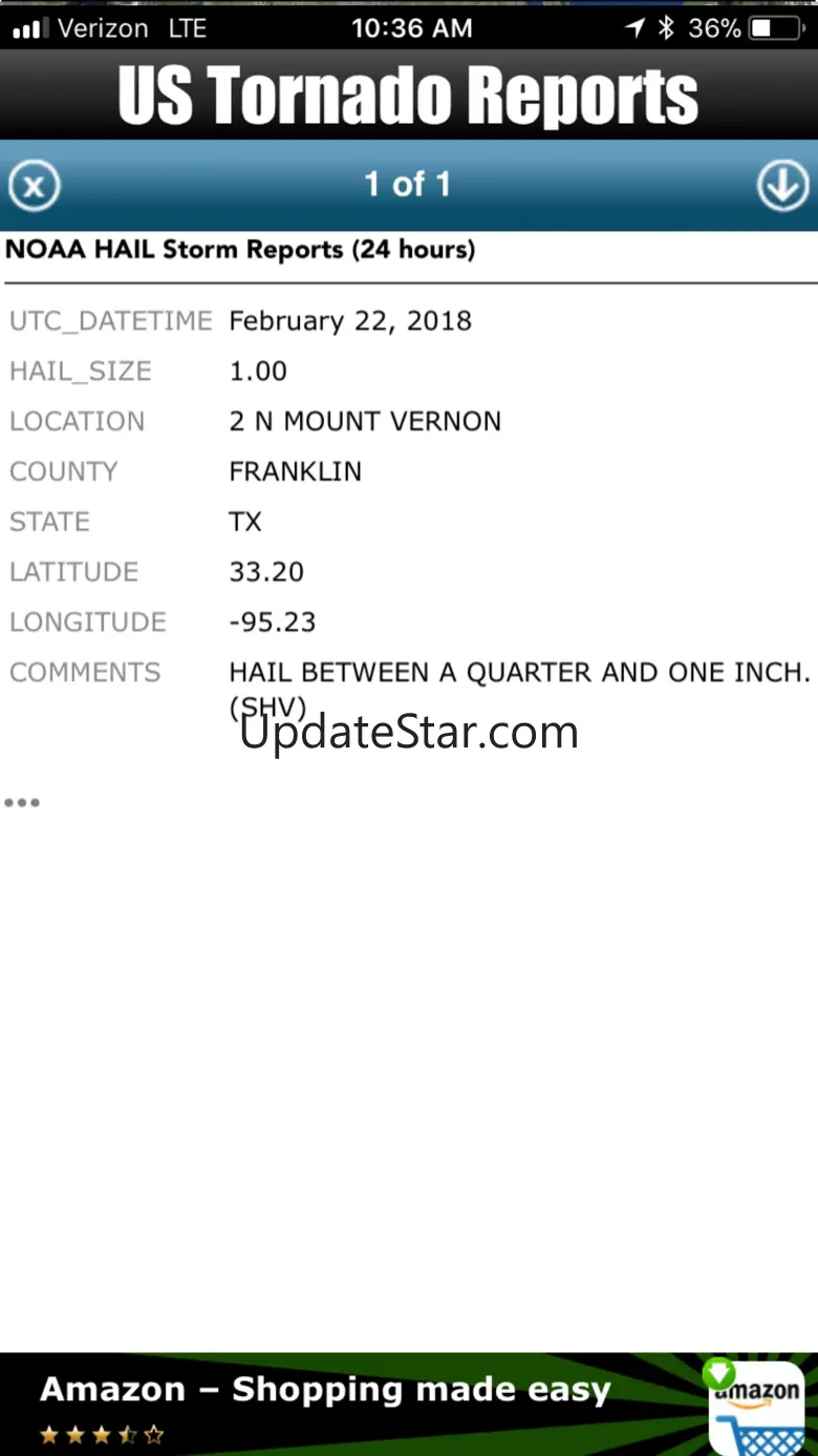 US Weather Tornado Reports 3.0