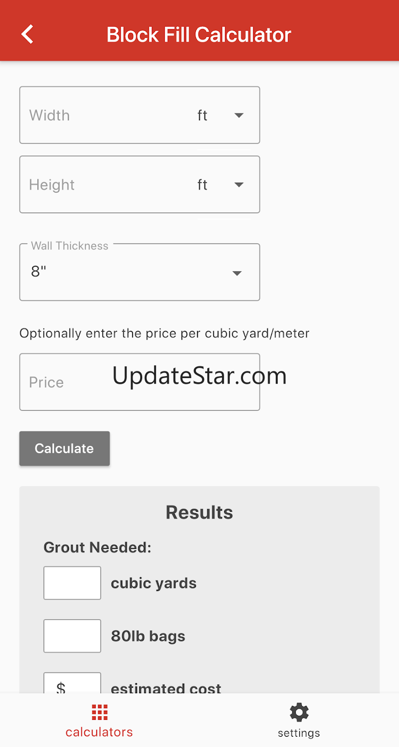 Block Calculator 1.3.0