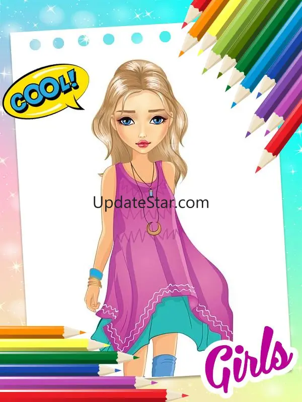 Girls Fashion Coloring Book 3.0.1