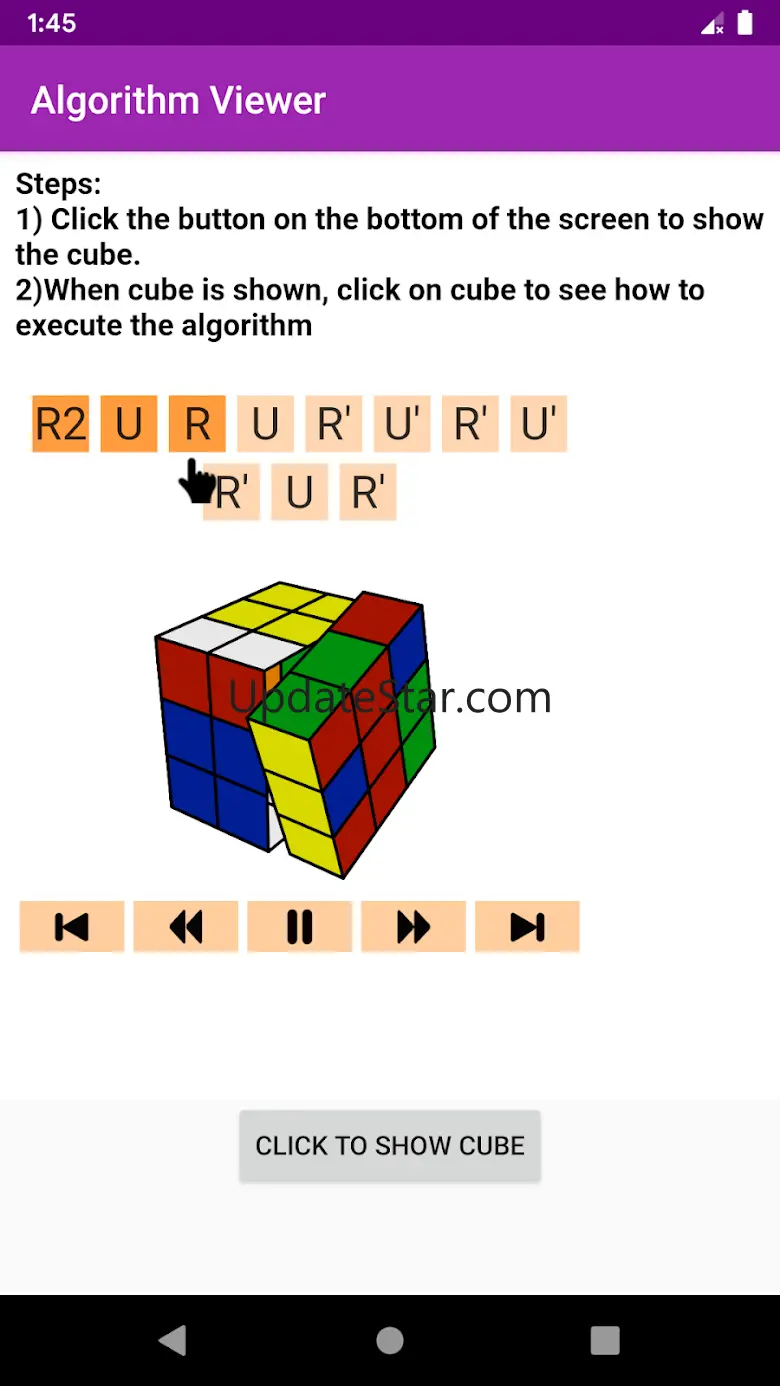 Visual Cube - Algs, 3D Cube 2.3