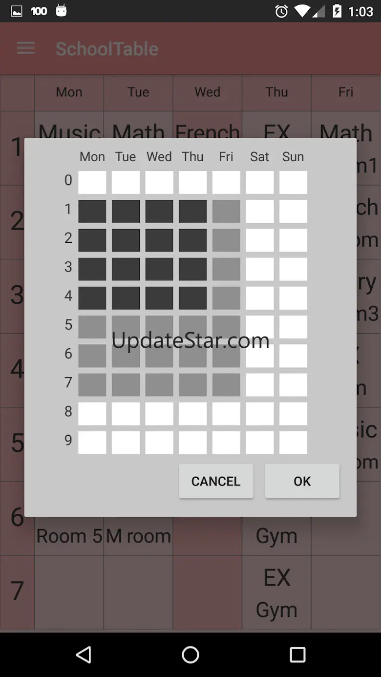 Time Table with Widget 2.0