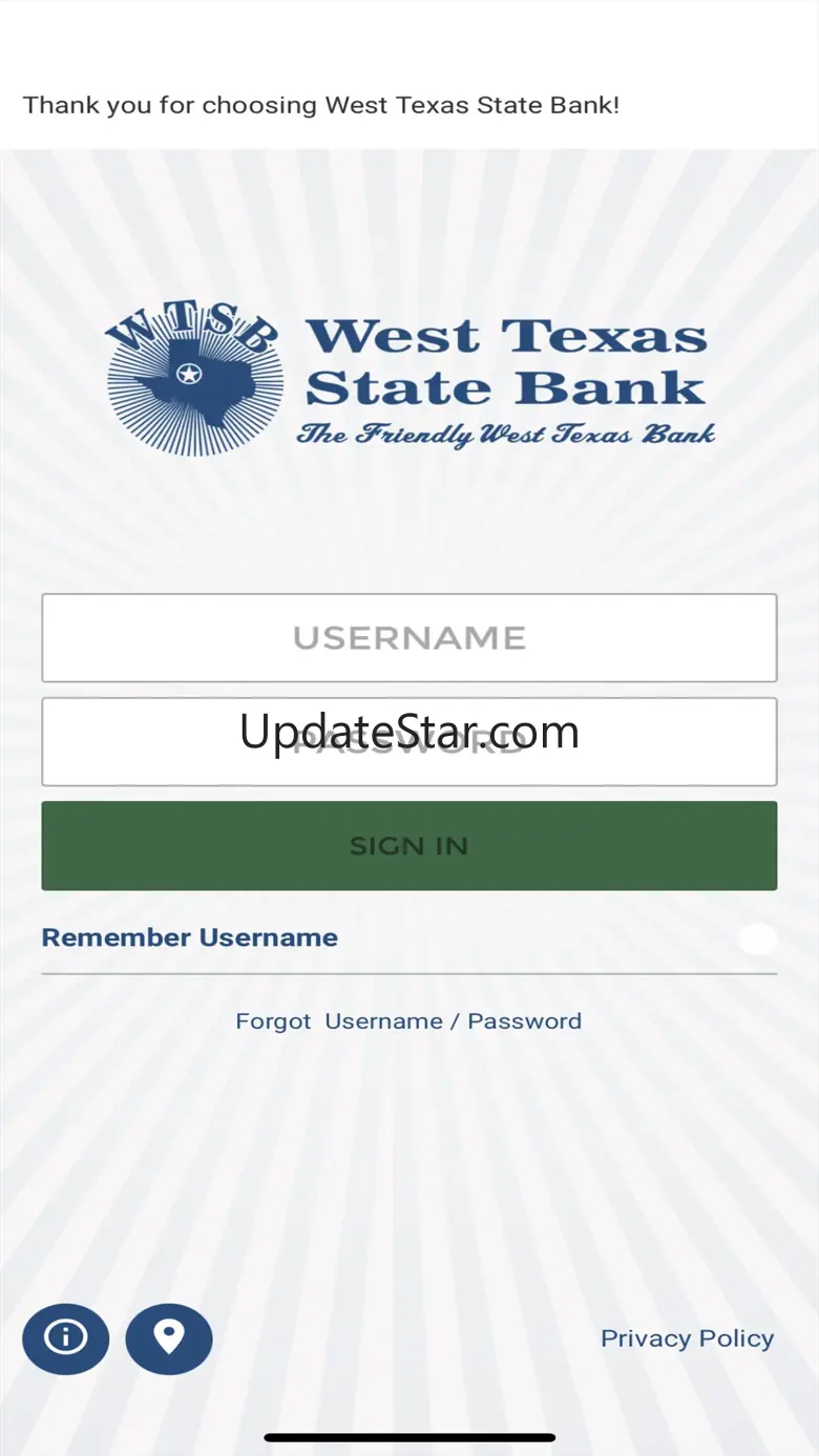 West Texas State Bank 25.6.0