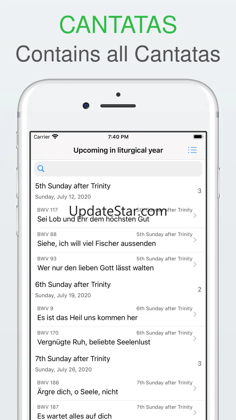 Cantatas 1.9.9