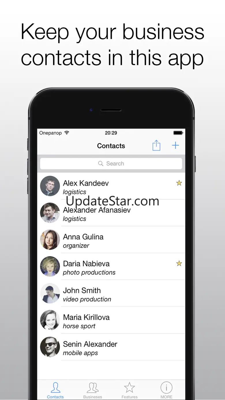 Business Contacts App 1.1.1