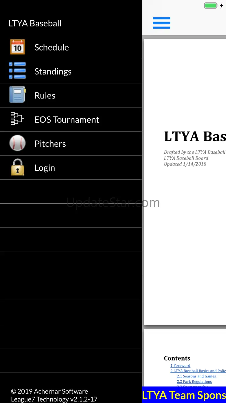 LTYA Baseball 4.0.0