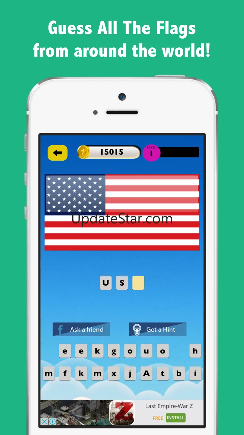 Flag Quiz - Fun with Flags - Guess the flags from around the world, Quiz, Trivia 1.2