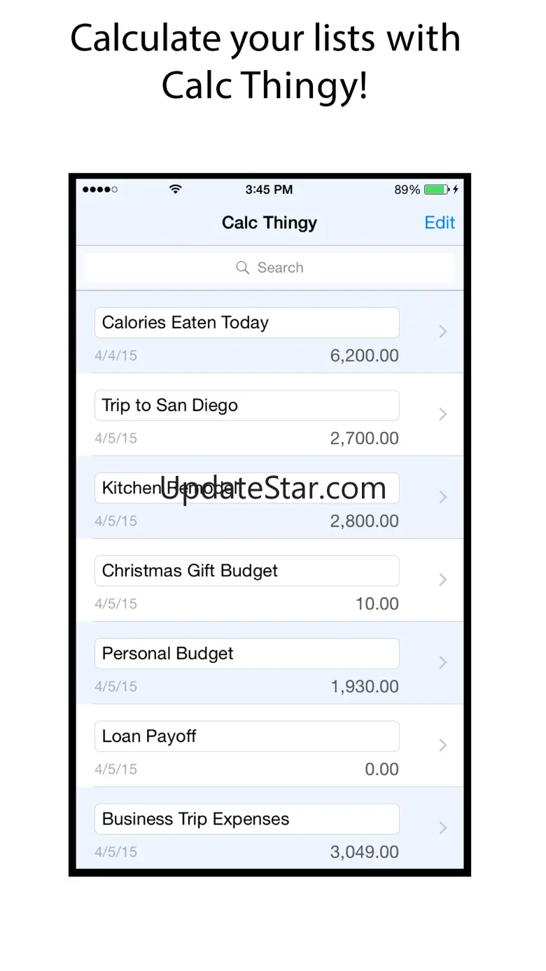 Calc Thingy - Calculate your lists 2.0