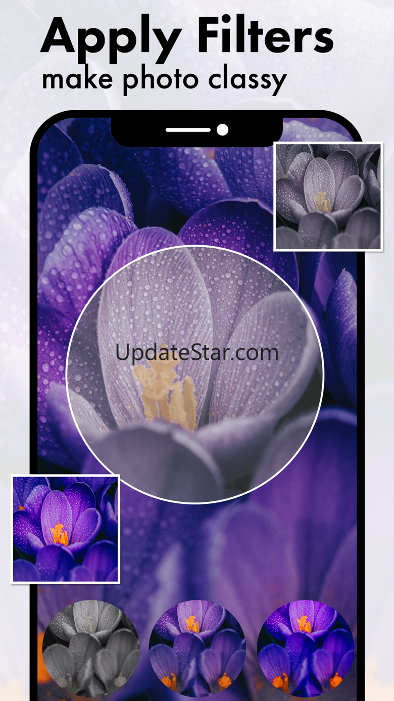 Purple Flower Photo Frames 1.9