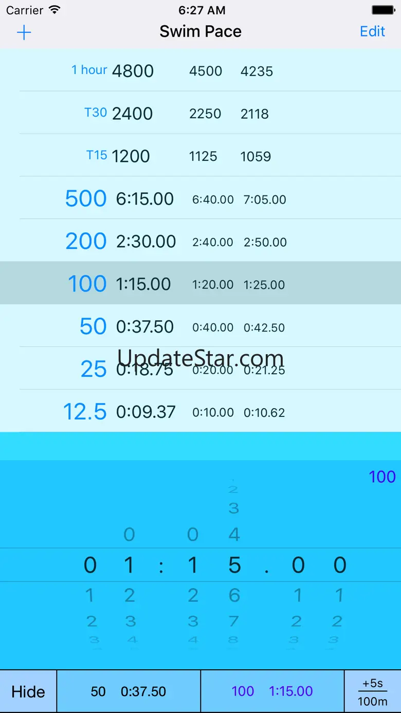 SwimPace 1.1