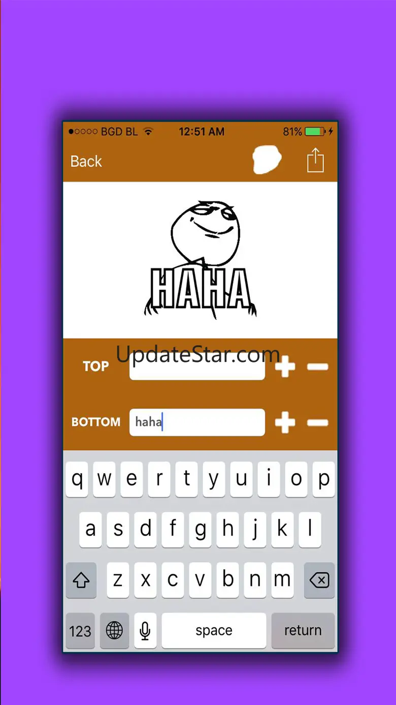 MemeMaker Free - Add self Text To Top Famous Meme Pics 1.0