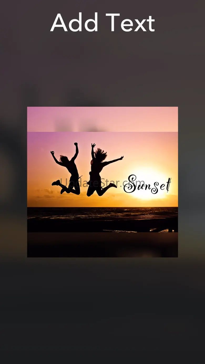 Text On Square Video And Blur Background - SooMov 2.8