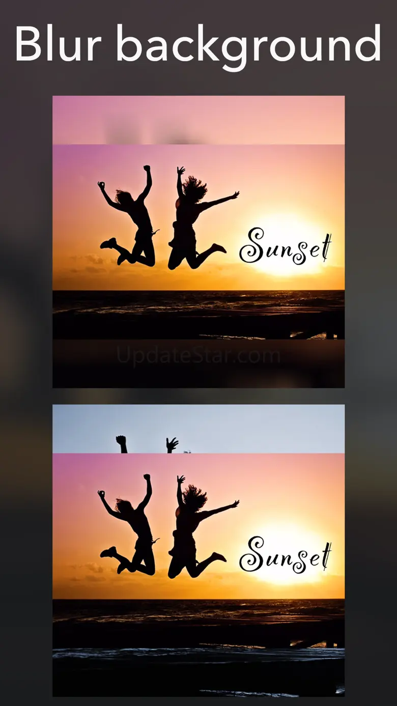 Text On Square Video And Blur Background - SooMov 2.8