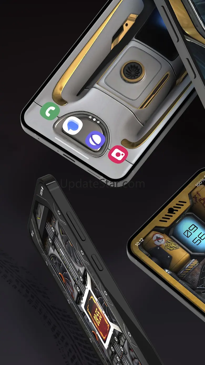 3D Wallpaper Clock Widget HD 5.20.12
