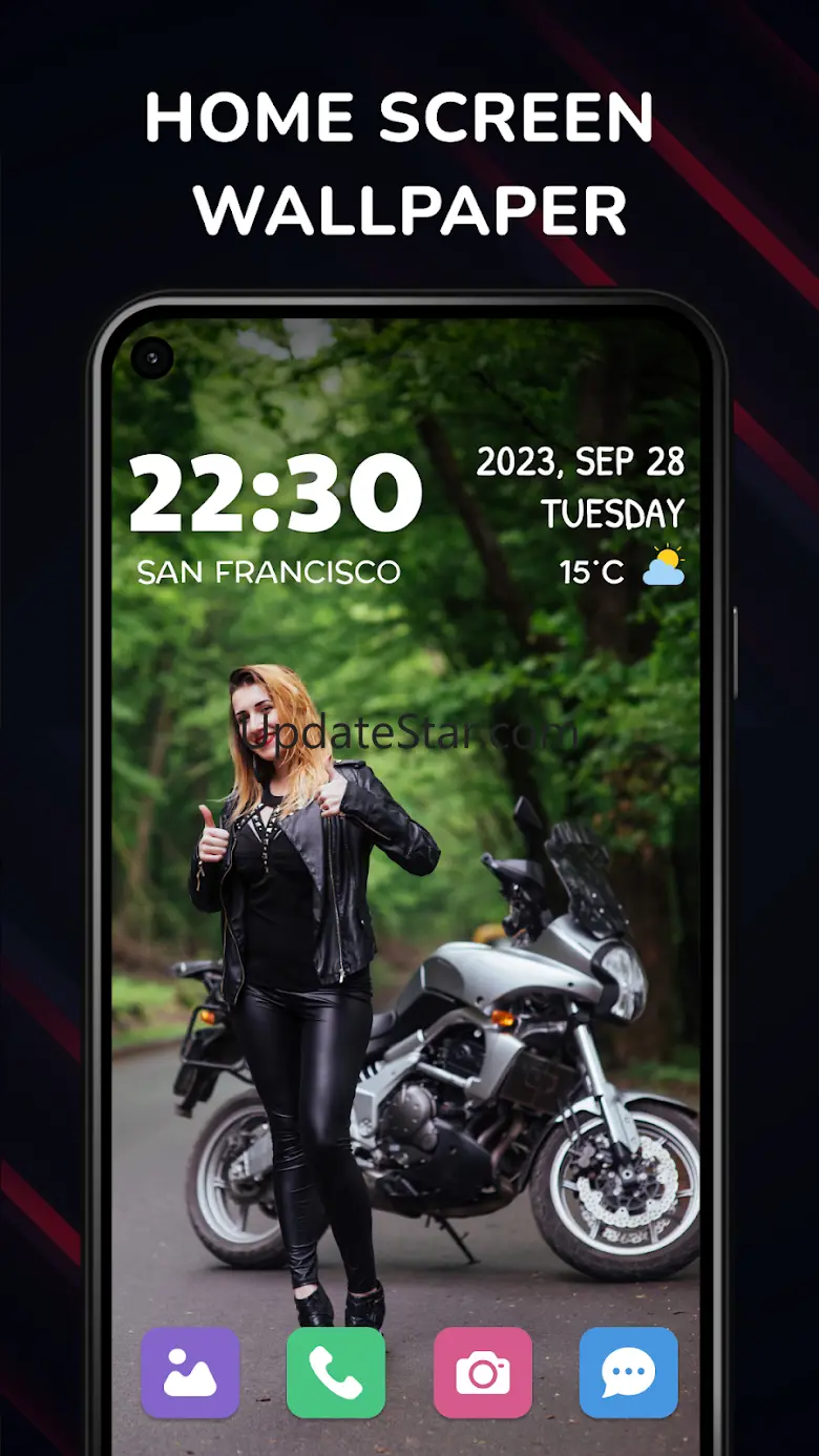 Digital Clock Wallpaper App 3.1