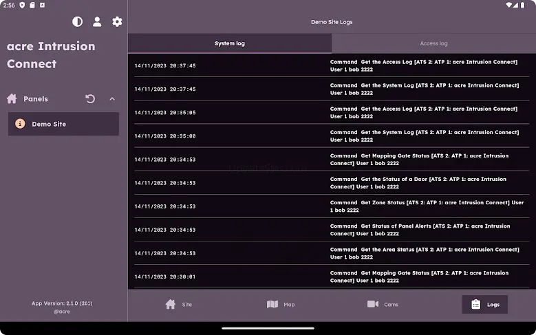 acre Intrusion Connect 1.7.5