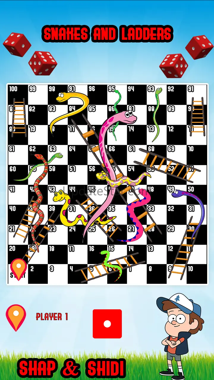 Snakes and Ladders Game 3.9