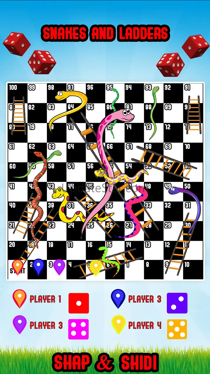 Snakes and Ladders Game 3.9