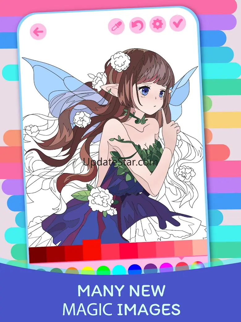 Anime Fantasy Coloring Book 1.3