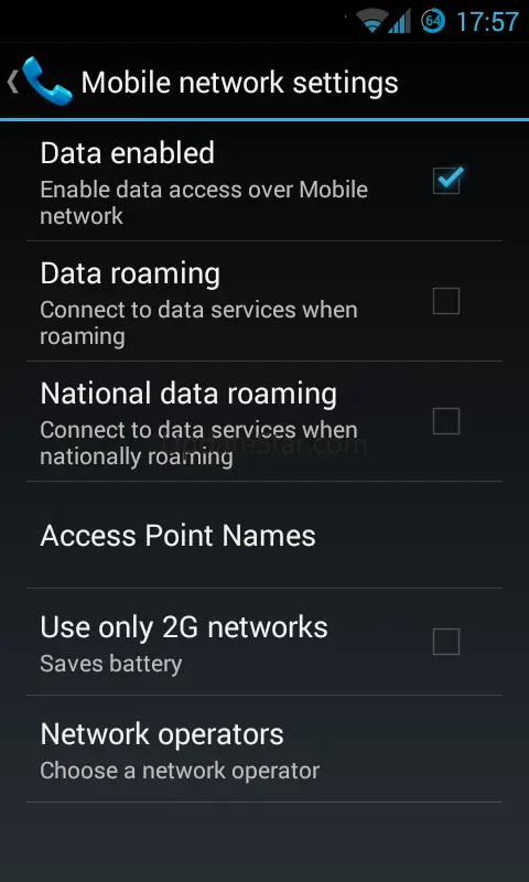 Network operators shortcut 1.2.2