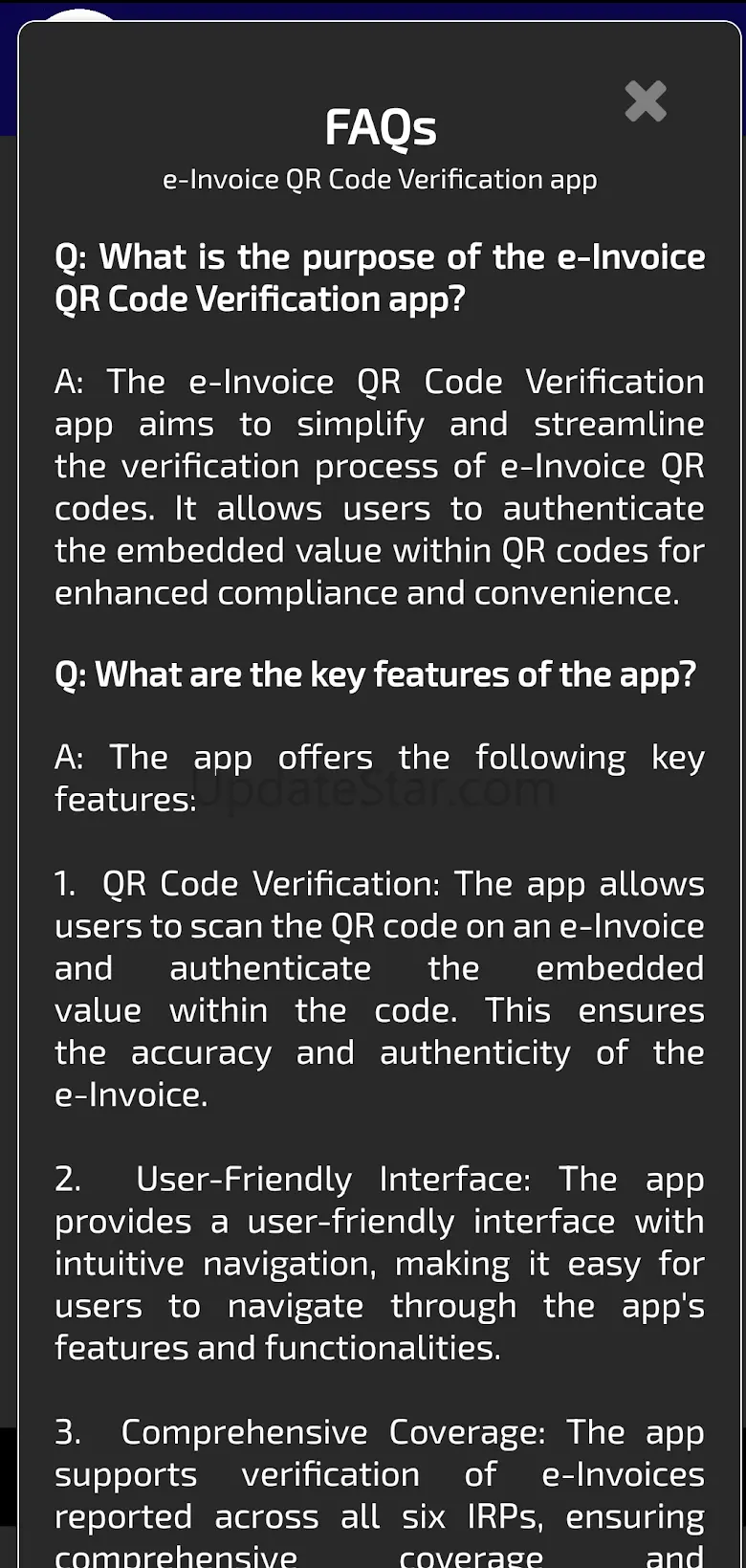 e-Invoice QR Code Verifier 1.0.0