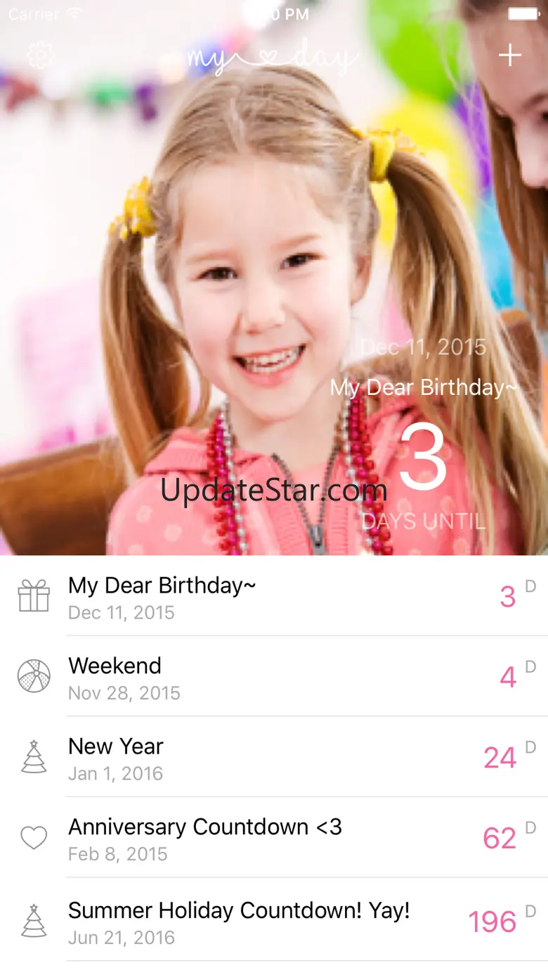 Event Countdown Days Left Counter - Date Reminder Widget, Counting Clock Timer, and Calendar Wallpaper App 1.2