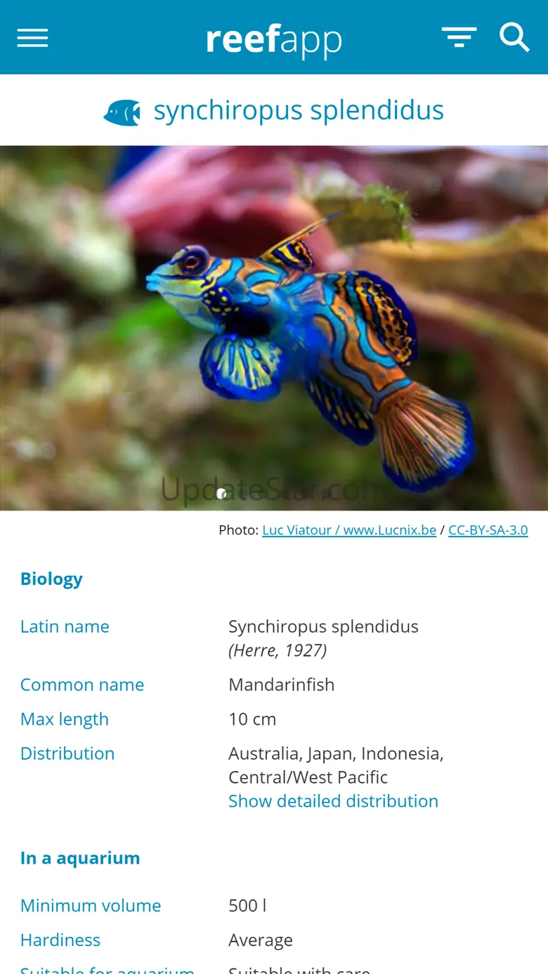 Reef App - Encyclopedia 3.1