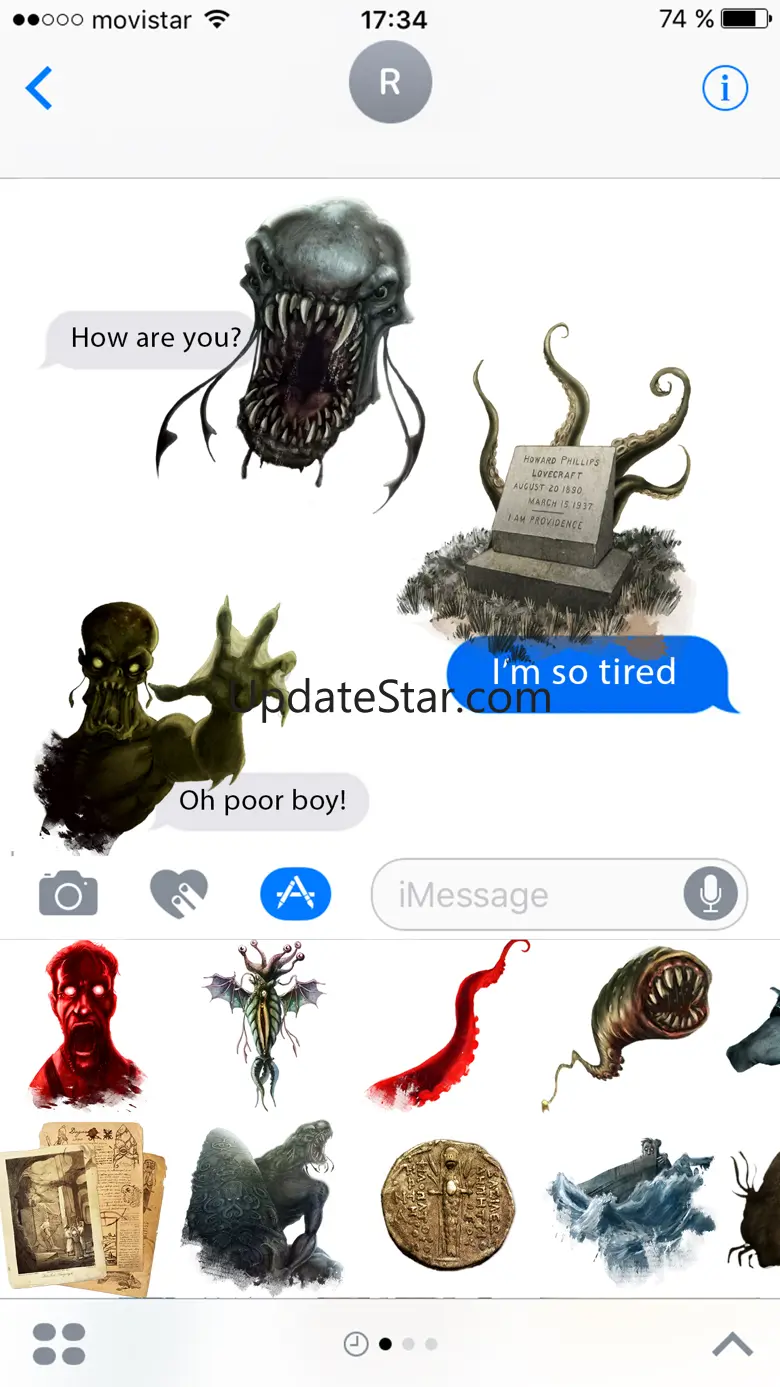 Lovecraft Stickers 1.1