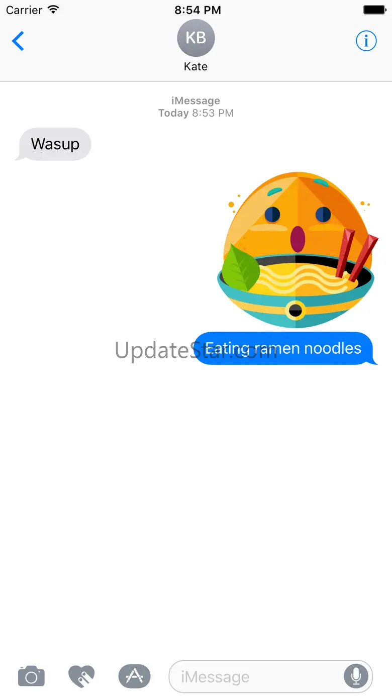 Potato Boy Emoji Stickers for Messages 1.0