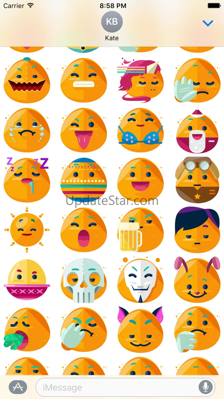 Potato Boy Emoji Stickers for Messages 1.0