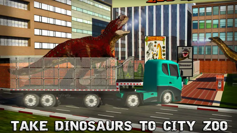 City Zoo Angry Dino Transport Truck Simulator Game 1.0