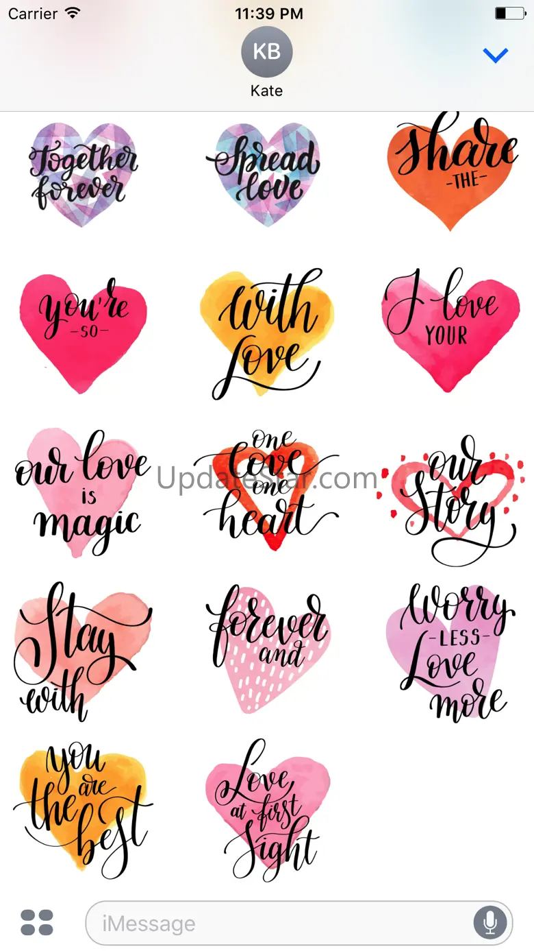 Animated Love Quotes Stickers 1.9.8