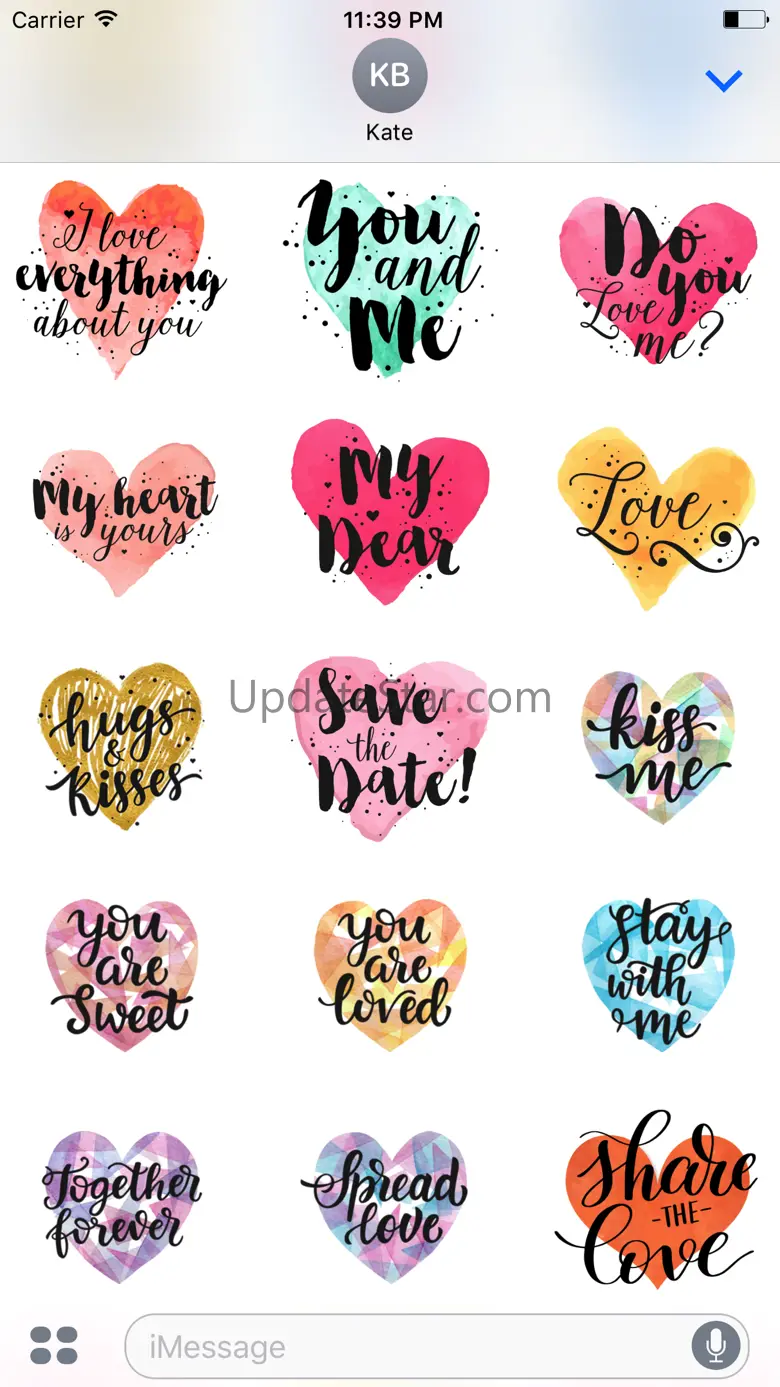 Animated Love Quotes Stickers 1.9.8